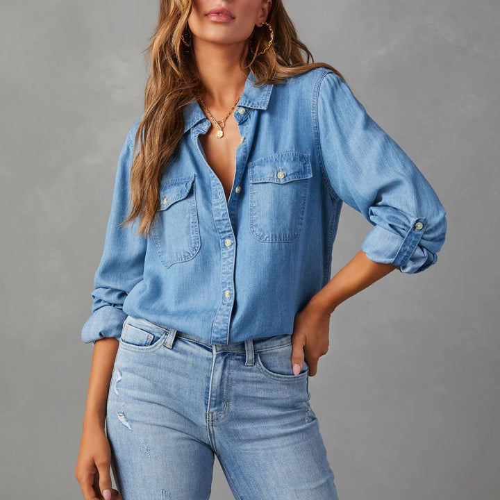 Sabine Tailored Denim Shirt