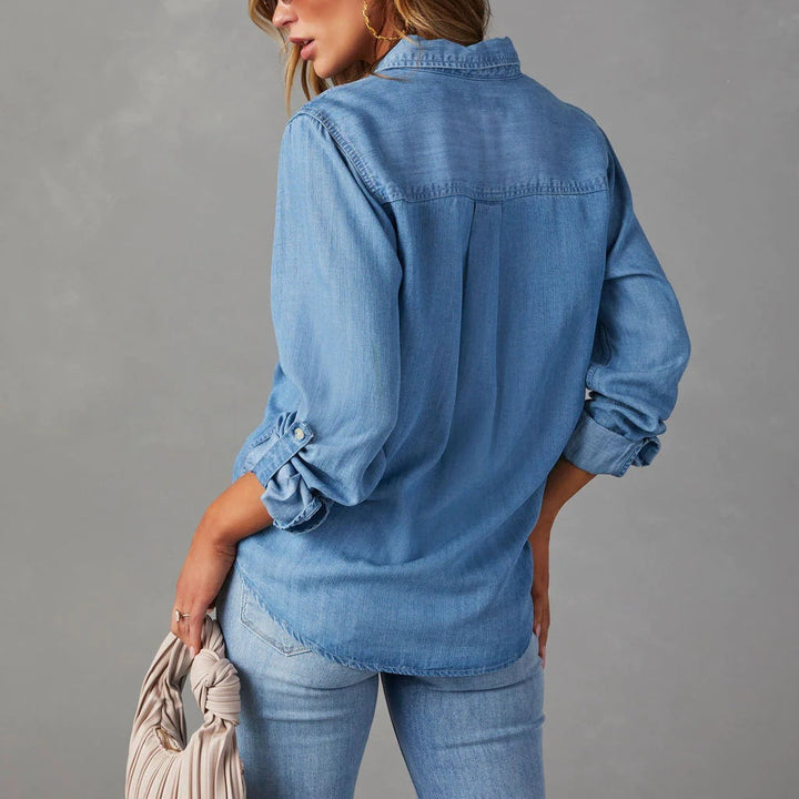 Sabine Tailored Denim Shirt