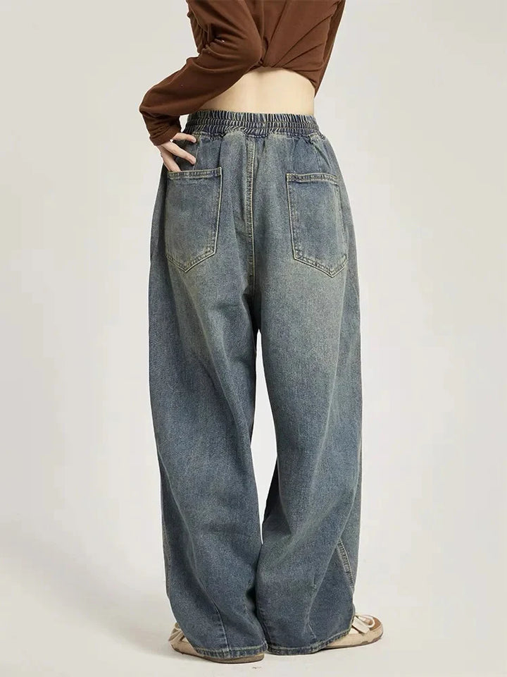Halo Wash Baggy Jeans