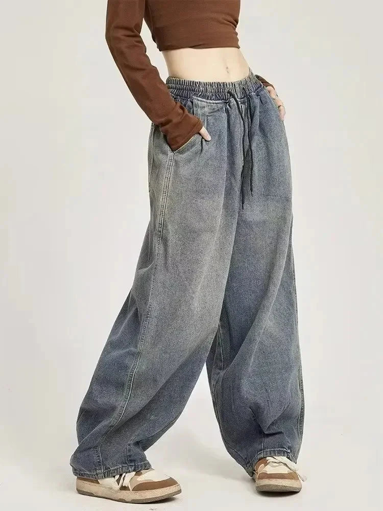 Halo Wash Baggy Jeans