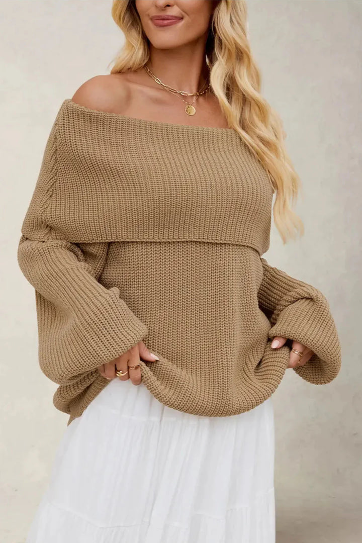 Harlow Off-Shoulder Knit