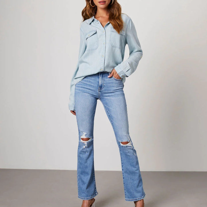 Sabine Tailored Denim Shirt