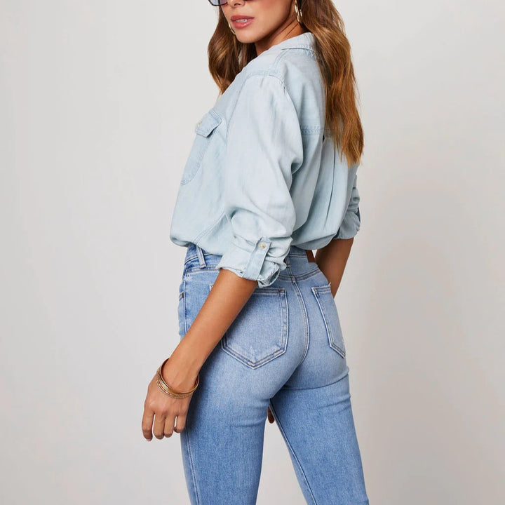 Sabine Tailored Denim Shirt