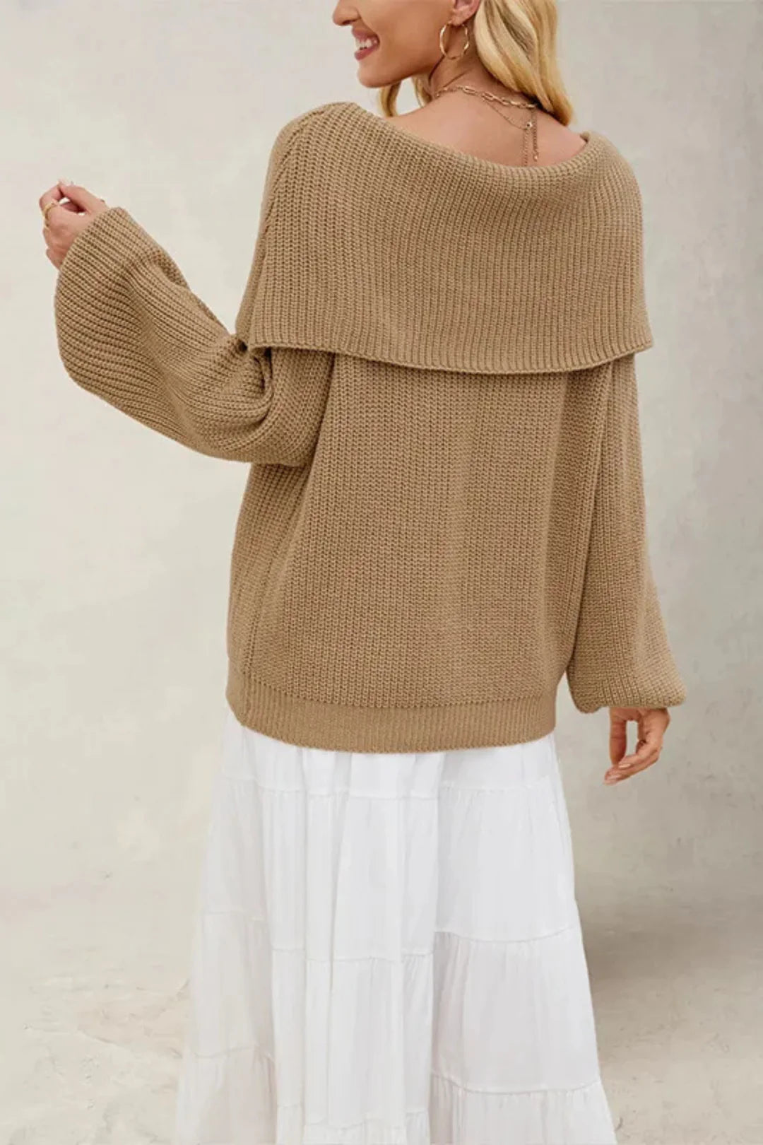 Harlow Off-Shoulder Knit