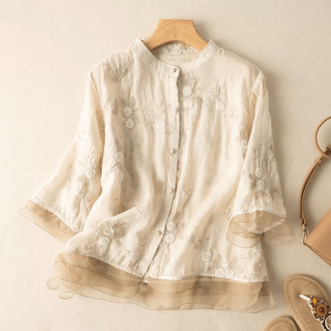 Jackson &amp; Blake  Embroidery Artistic Blouse for Women