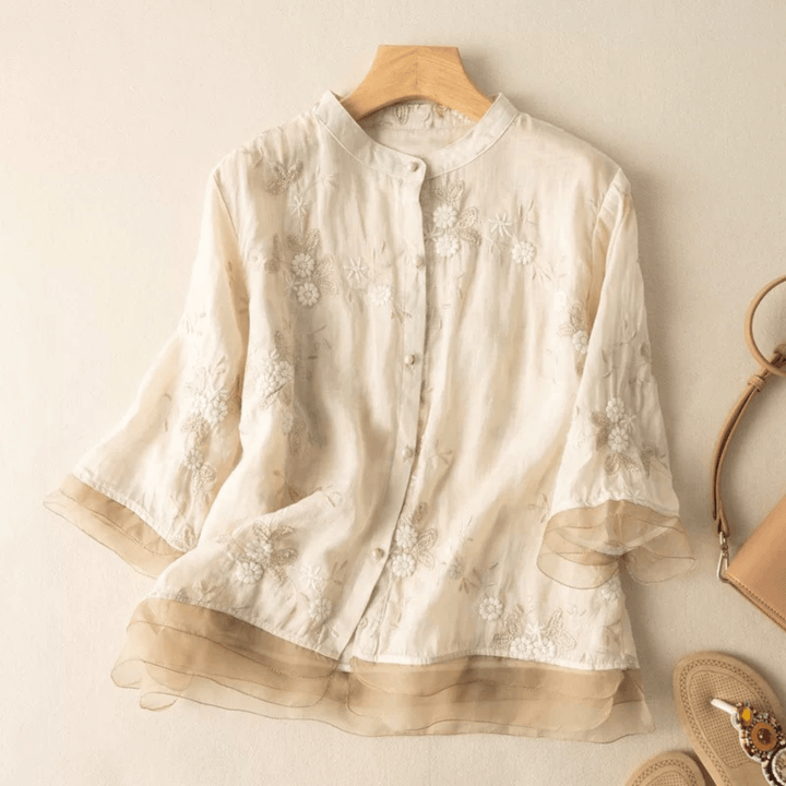 Jackson &amp; Blake  Embroidery Artistic Blouse for Women