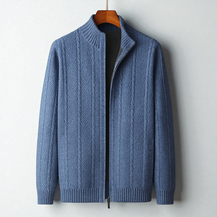 Heron Ashford Wool Zip Knit