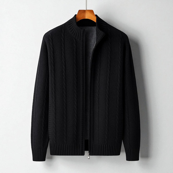 Heron Ashford Wool Zip Knit