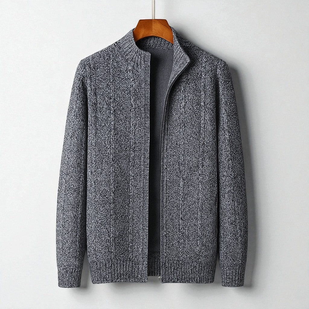 Heron Ashford Wool Zip Knit