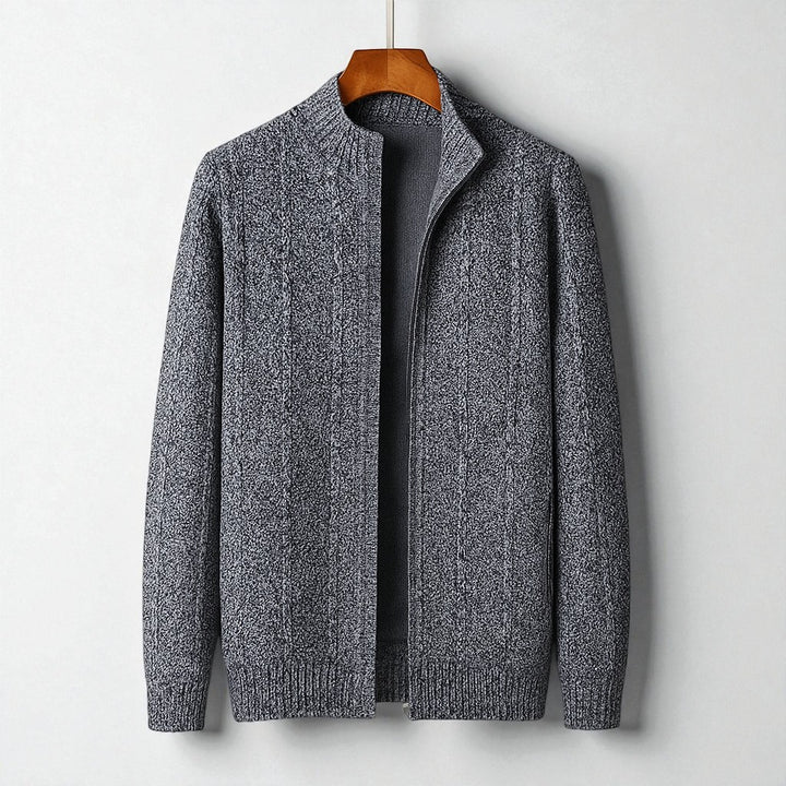 Heron Ashford Wool Zip Knit