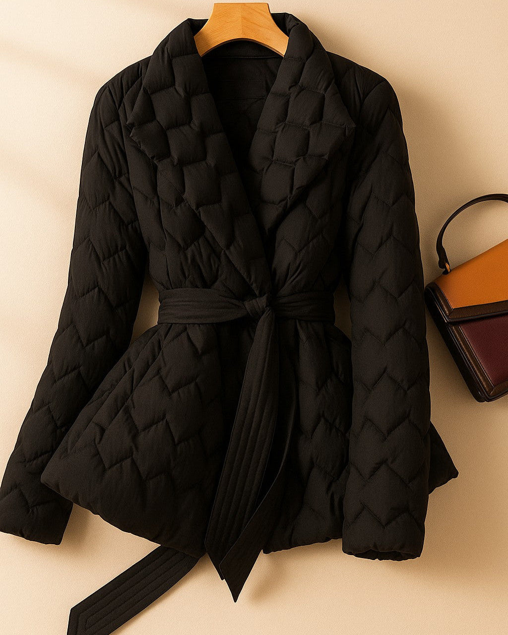 Amara Quilted Wrap Jacket