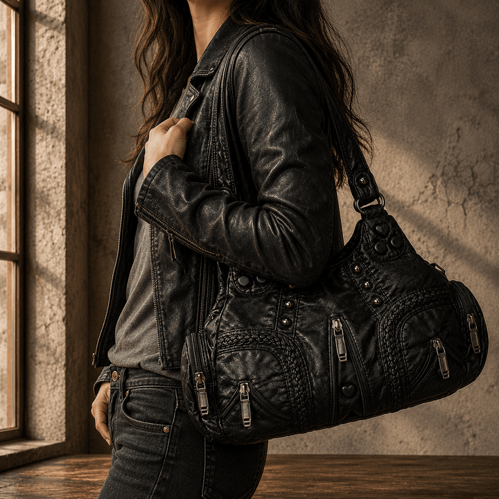 Jackson &amp; Blake Moto Hobo Bag