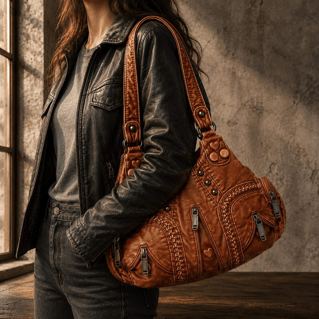 Jackson &amp; Blake Moto Hobo Bag