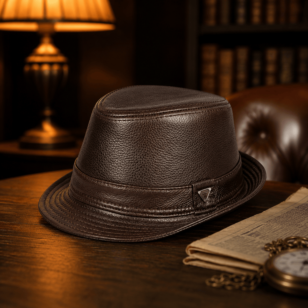 Jackson &amp; Blake  Kingsman Leather Fedora