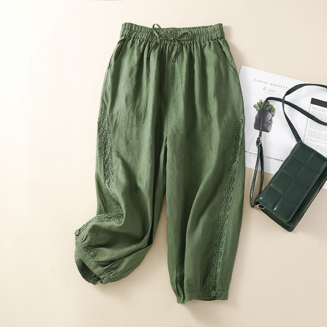 Nadia Cotton Linen Pant