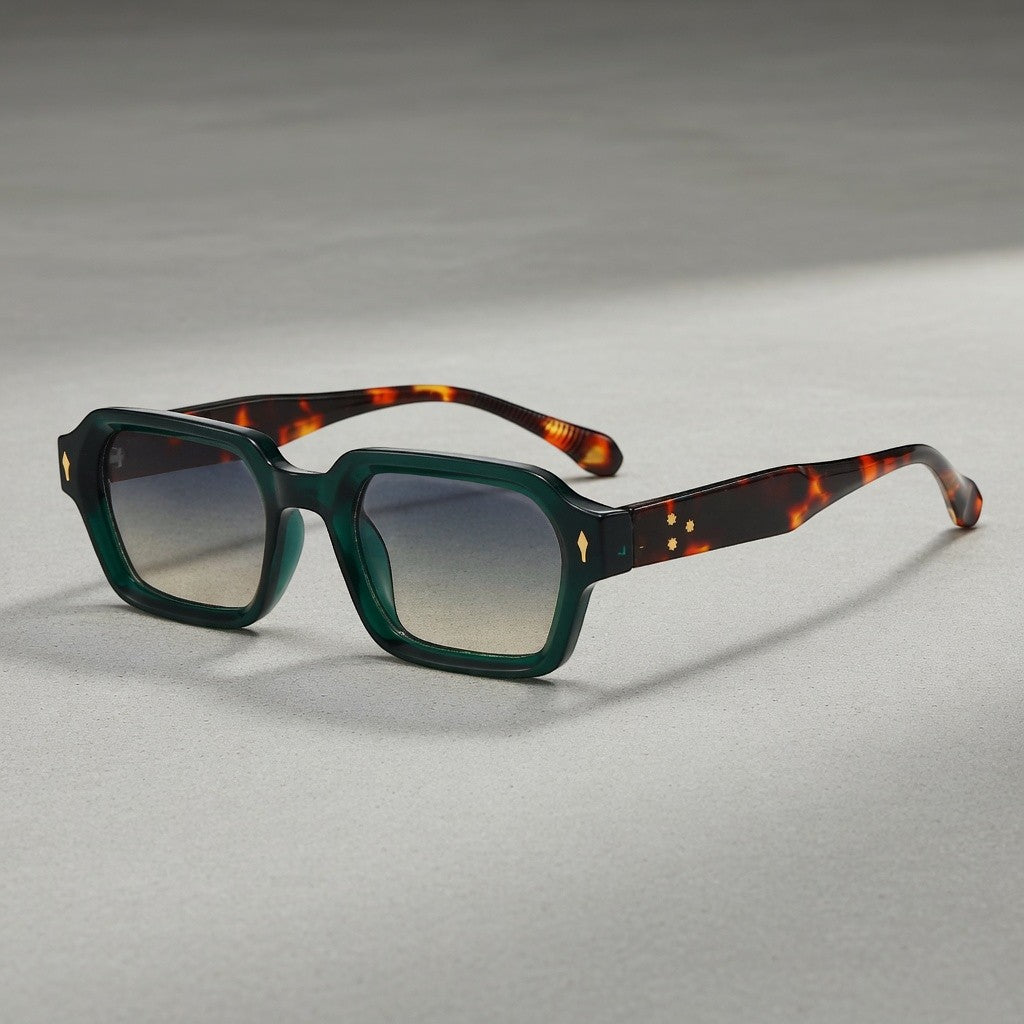 Caine Square Retro Sunglasses