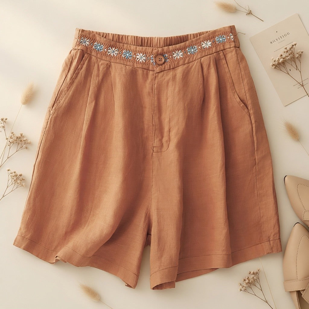 Daisy Linen Short