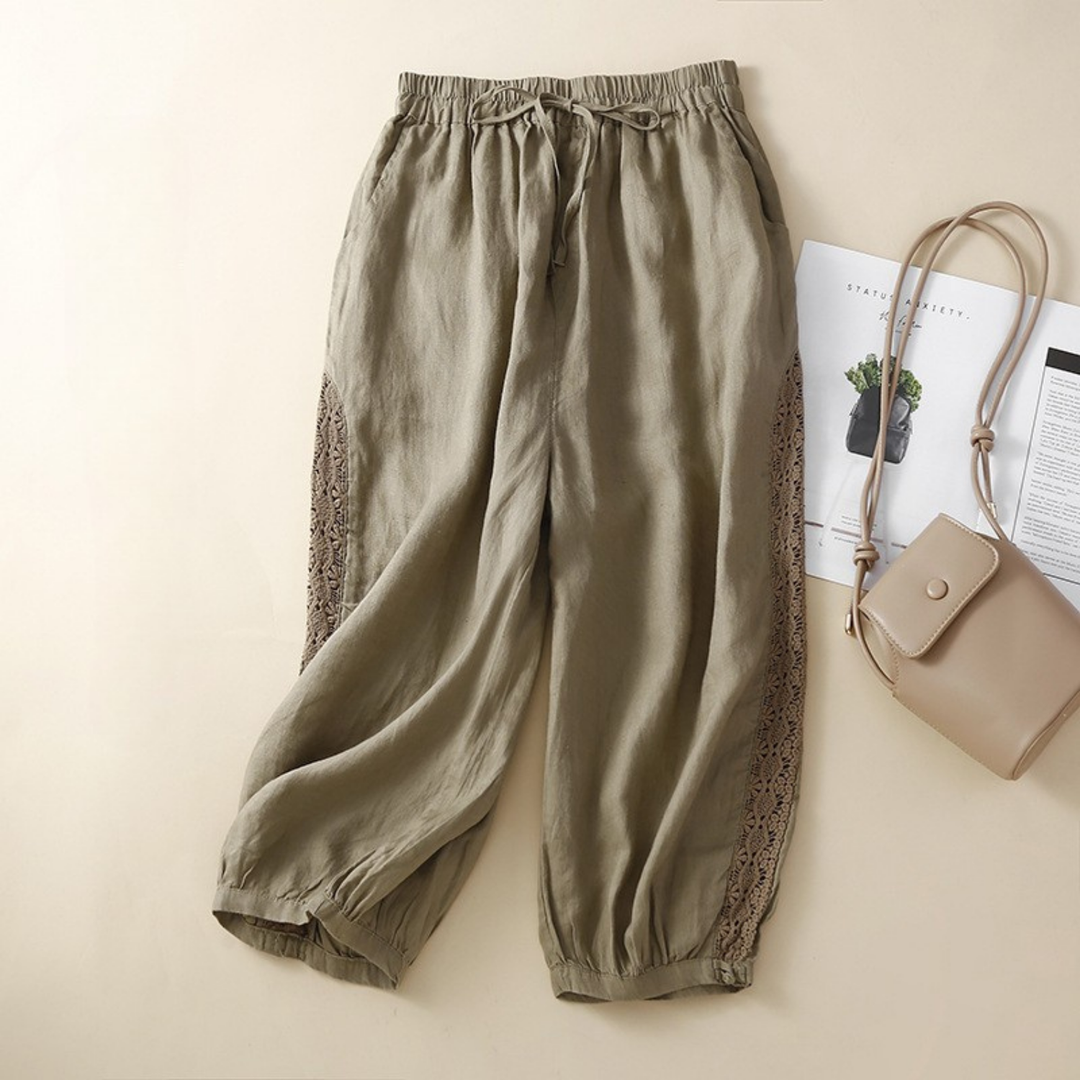 Nadia Cotton Linen Pant
