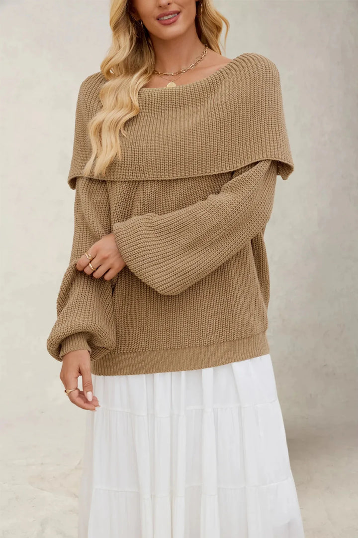 Harlow Off-Shoulder Knit