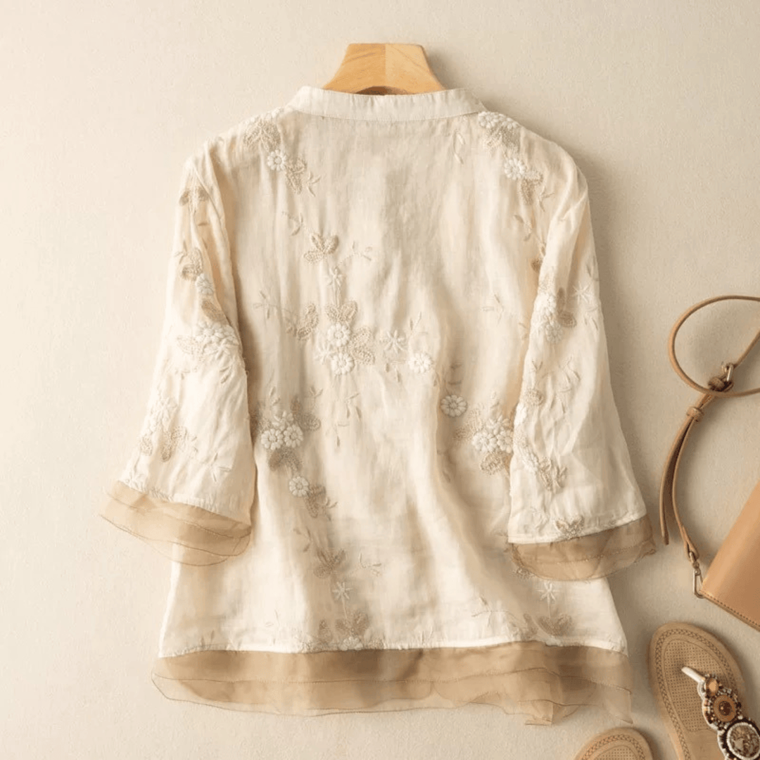 Jackson &amp; Blake  Embroidery Artistic Blouse for Women
