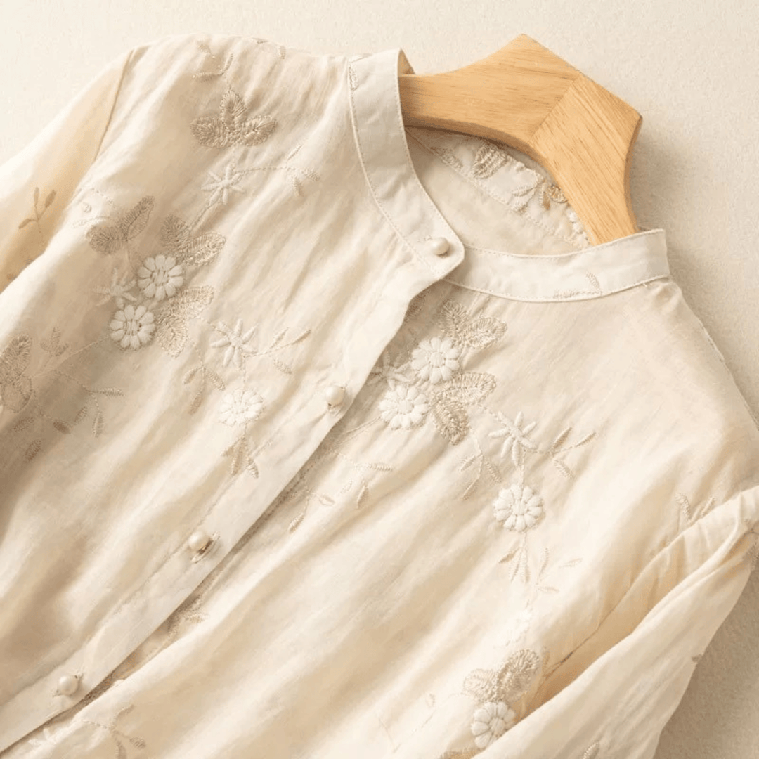 Jackson &amp; Blake  Embroidery Artistic Blouse for Women