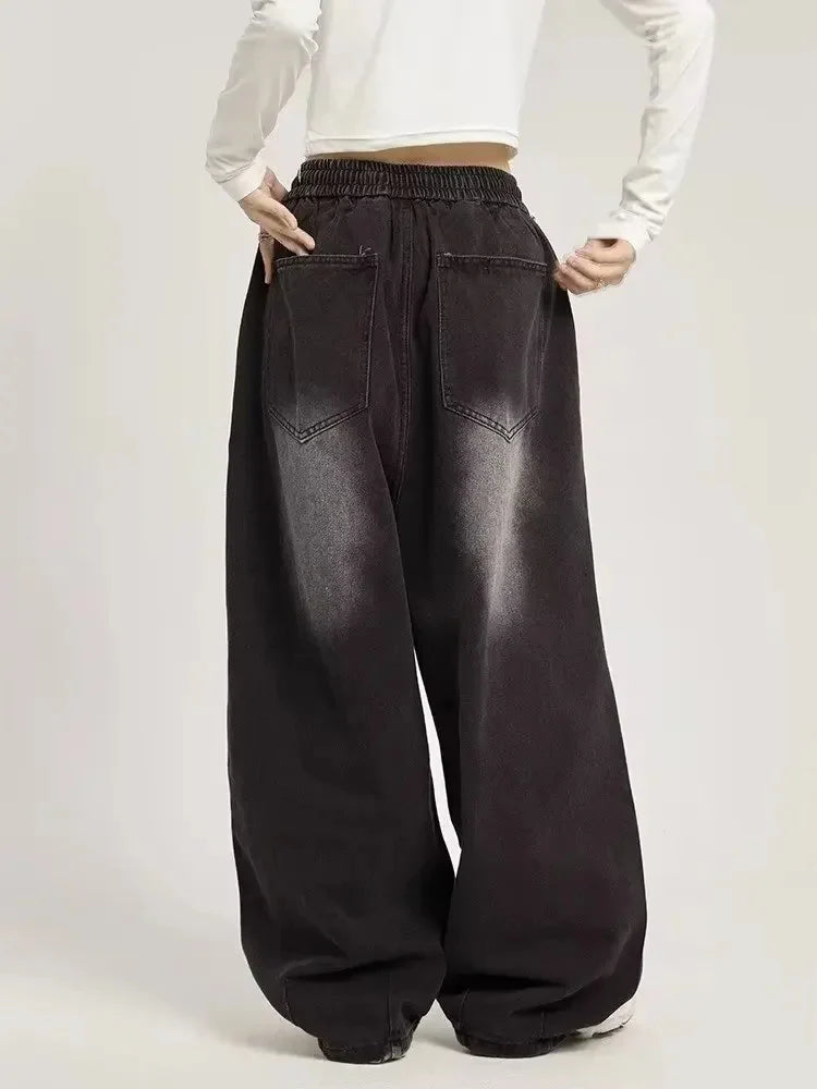 Halo Wash Baggy Jeans
