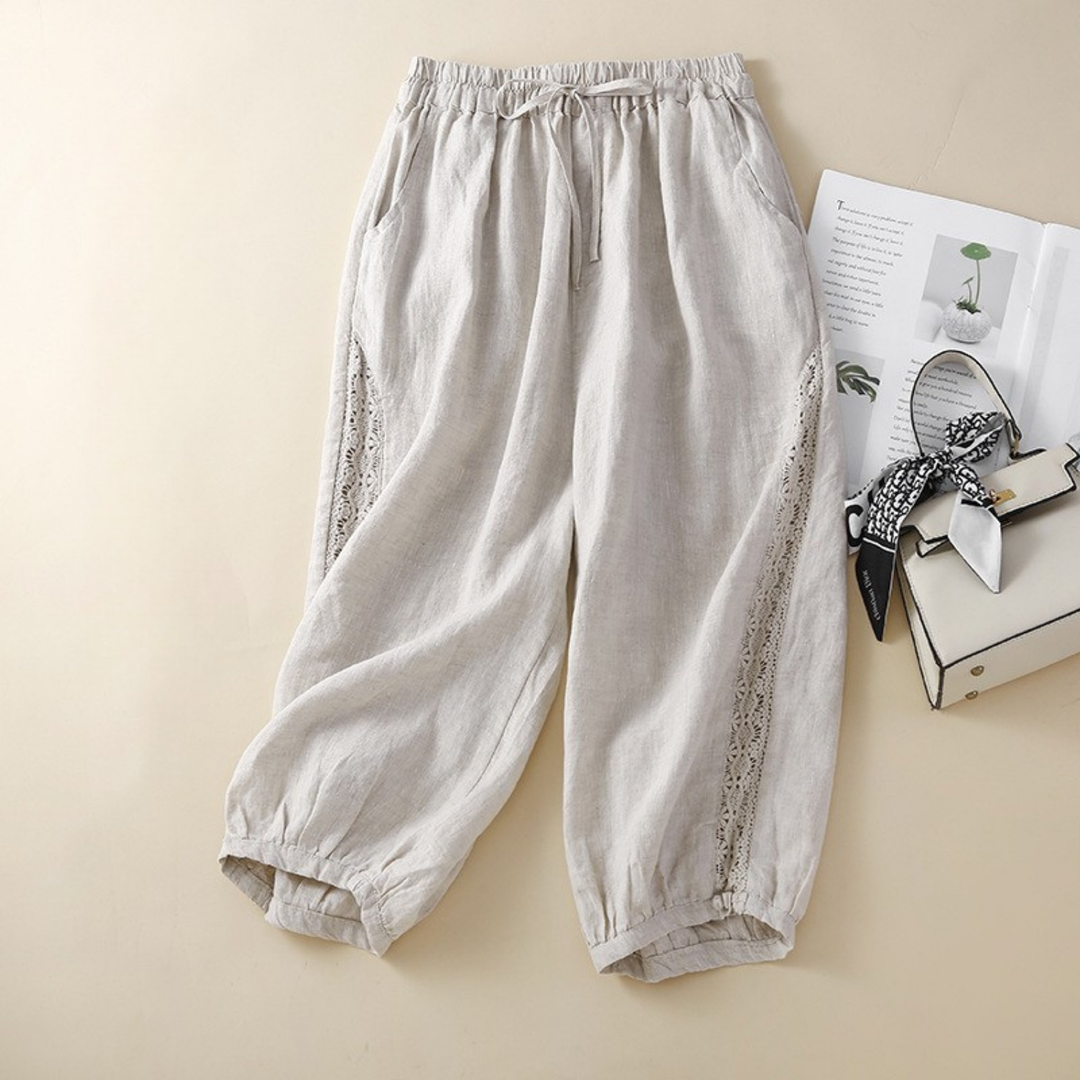 Nadia Cotton Linen Pant