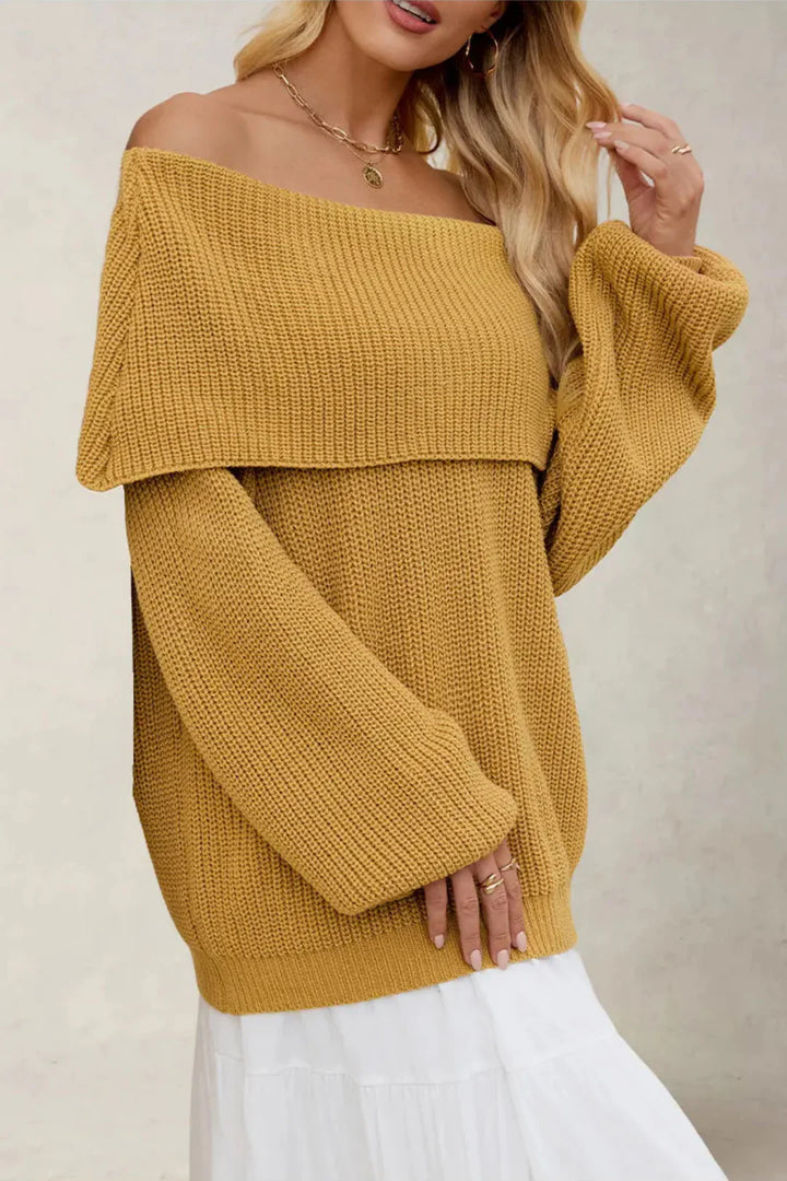Harlow Off-Shoulder Knit