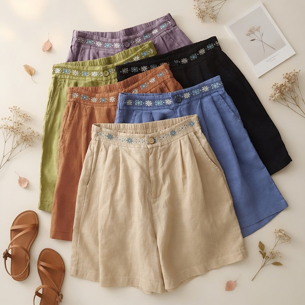 Daisy Linen Short