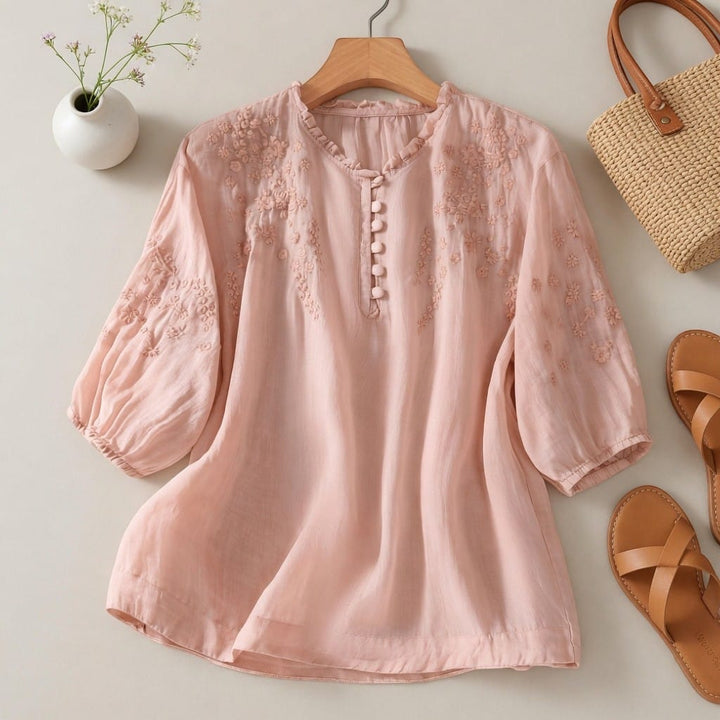 Jackson &amp; Blake  Solene Linen Blouse