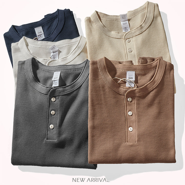 Rowan Waffle Henley Shirt