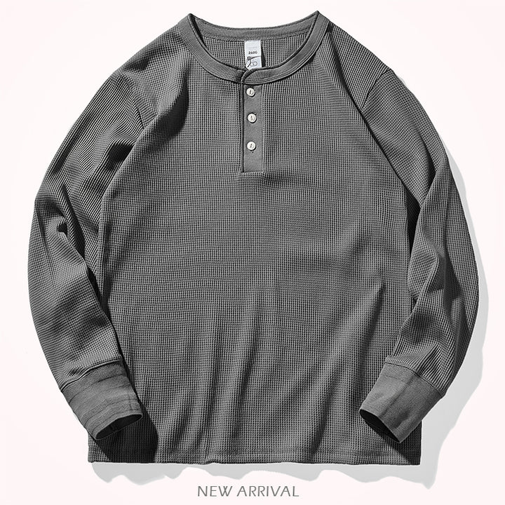 Rowan Waffle Henley Shirt