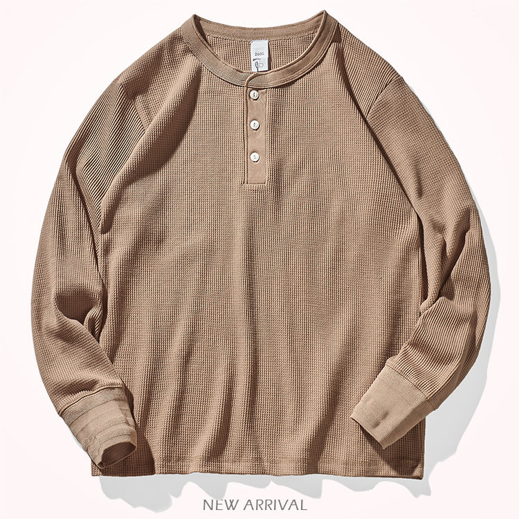 Rowan Waffle Henley Shirt