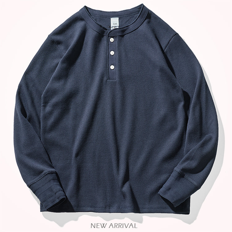 Rowan Waffle Henley Shirt