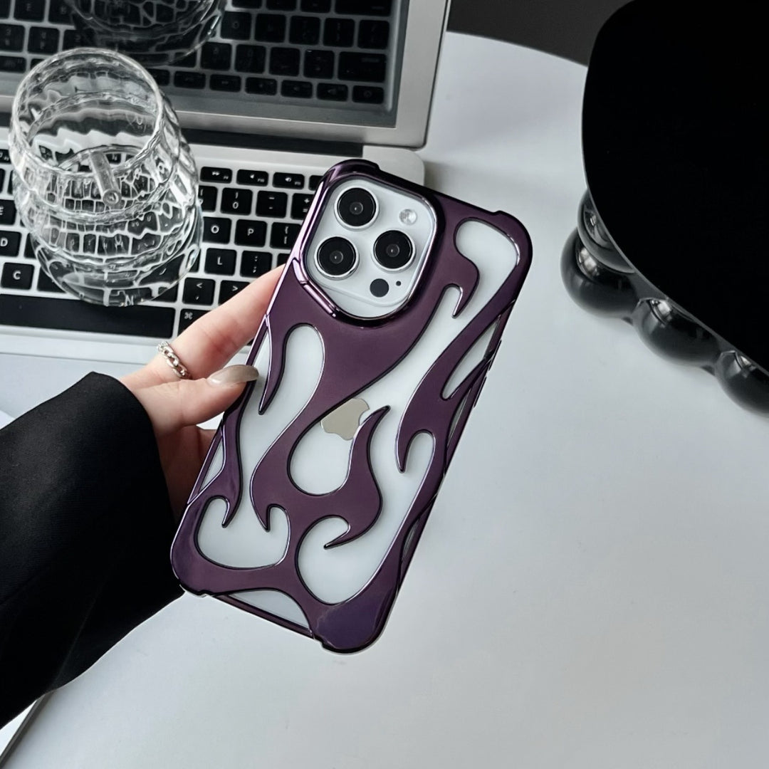 Metallic Flame iPhone Case