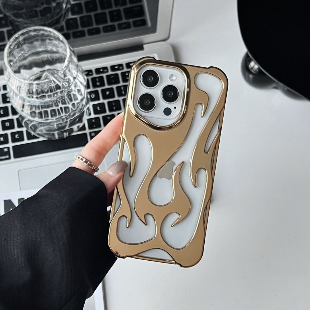 Metallic Flame iPhone Case