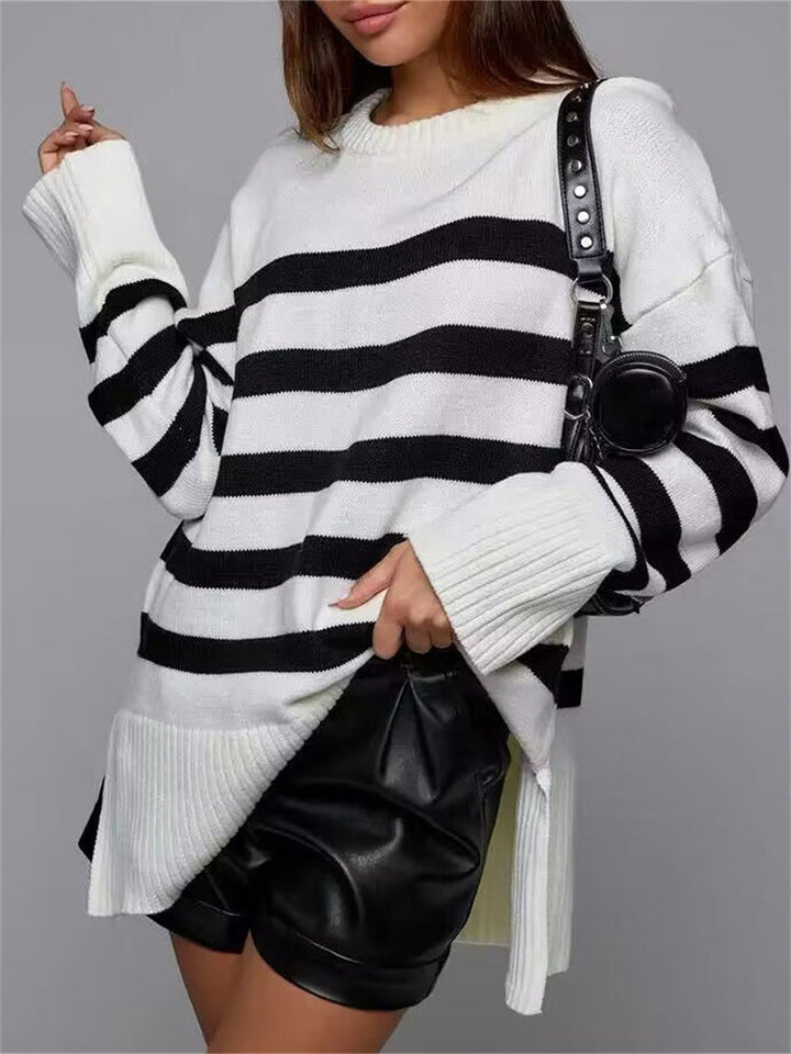 Aurelia Oversized Striped Sweater