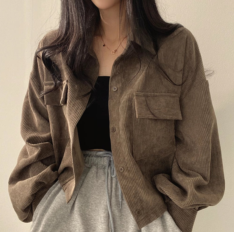 Heather Corduroy Jacket