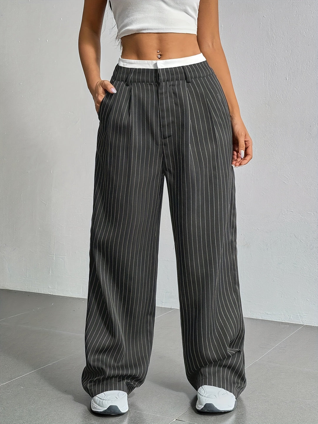 Selene Pinstripe Pants