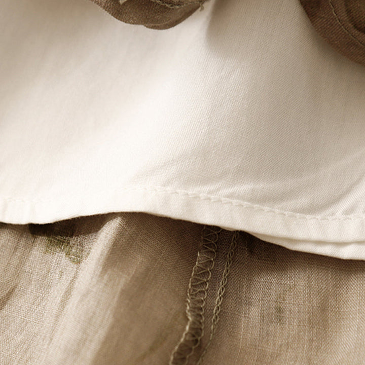 Amara Bloom Linen Skirt