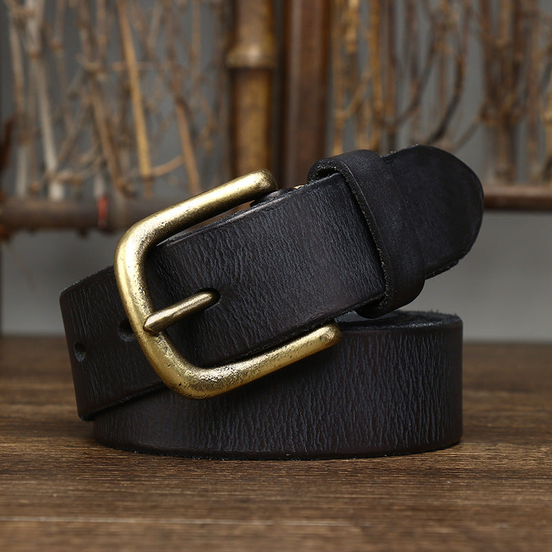 Marco Burnished Leather Belt