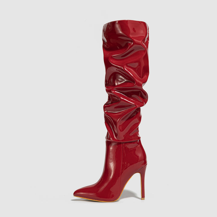Raquel Patent Leather Boots