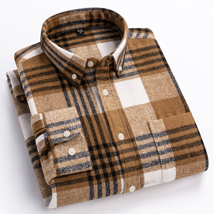 Harrison Plaid Cotton Shirt
