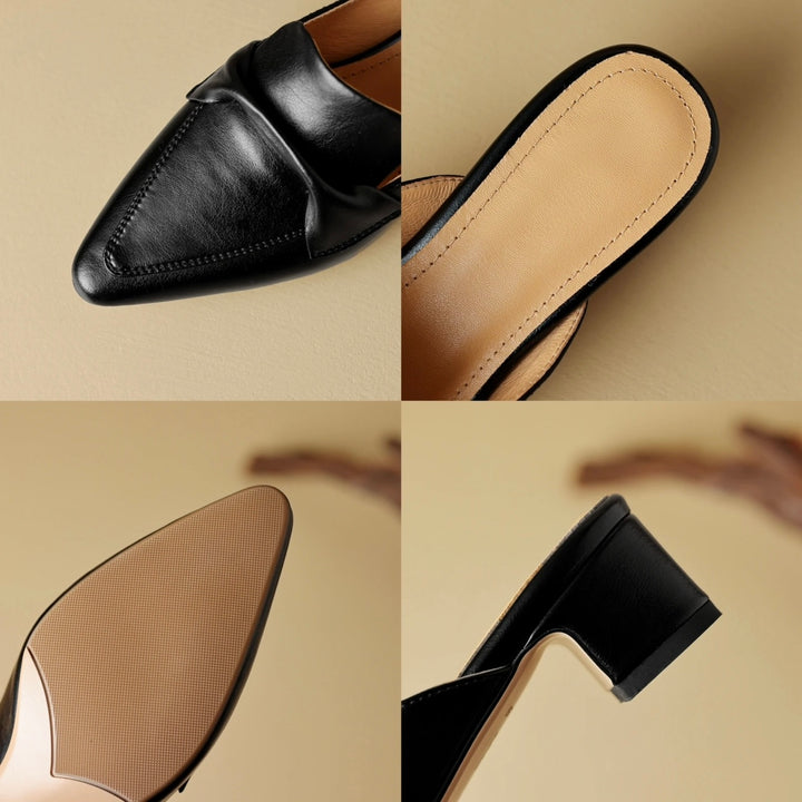 Adele Leather Mule