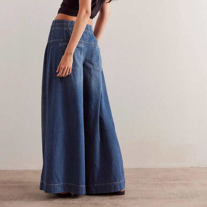 Nomada Wide Leg Cotton Jeans