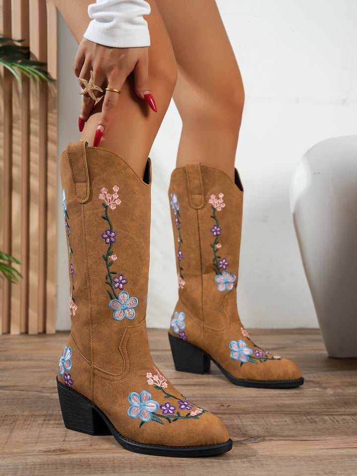 Willow Embroidered Boots