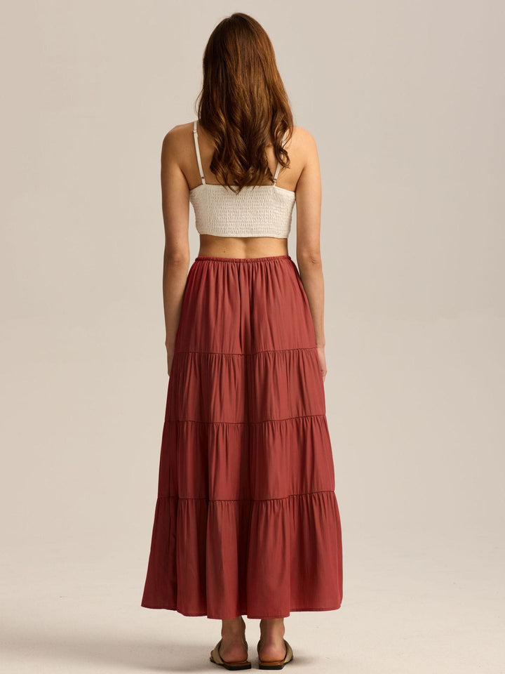 Jackson &amp; Blake  Isadora Tiered Maxi Skirt