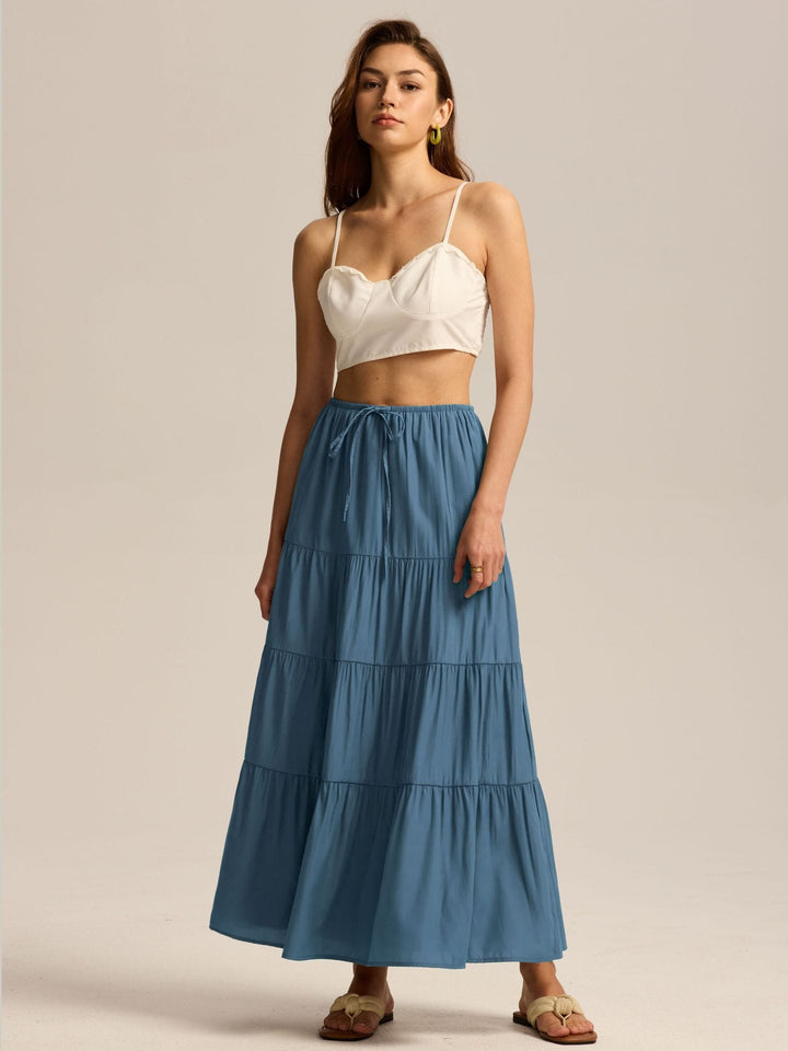 Jackson &amp; Blake  Isadora Tiered Maxi Skirt