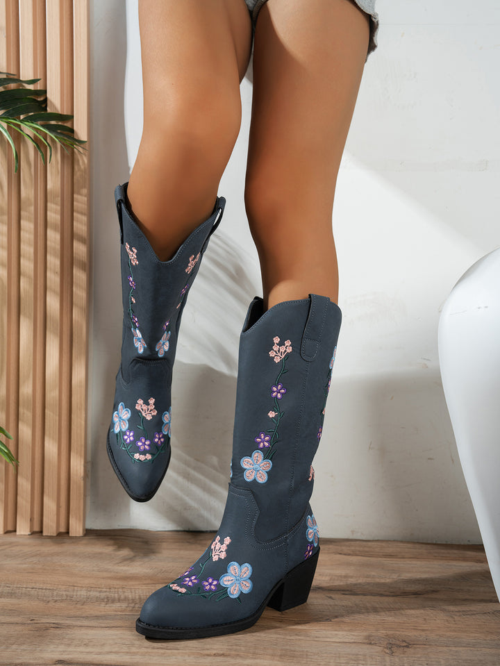 Willow Embroidered Boots