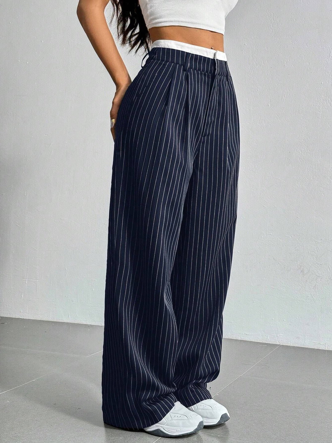 Selene Pinstripe Pants